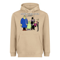 Mushroom 60s milton the monster show characters and logotype Heavyweight Hoodie - lanVoArt