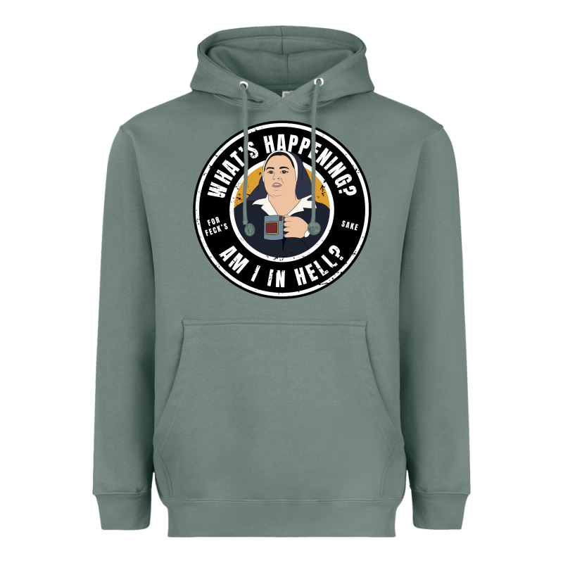 Derry Girls Sister Michael Quote Heavyweight Hoodie by lanVoArt | Teevron