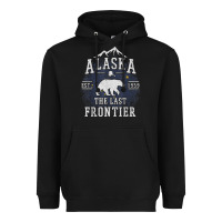 Black alaska the last frontier shirt   adventure alaskan home gift t shirt Heavyweight Hoodie - lanVoArt
