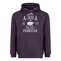 Plum alaska the last frontier shirt   adventure alaskan home gift t shirt Heavyweight Hoodie - lanVoArt