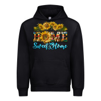 Black home sweet home sunflower Urban Hoodie - BarkalooDesign