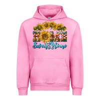 Fuchsia Pink home sweet home sunflower Urban Hoodie - BarkalooDesign