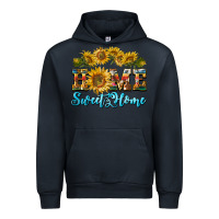 Navy home sweet home sunflower Urban Hoodie - BarkalooDesign