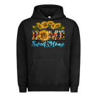 Pigment Black home sweet home sunflower Urban Hoodie - BarkalooDesign