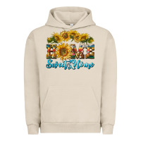 Pigment French Oak home sweet home sunflower Urban Hoodie - BarkalooDesign