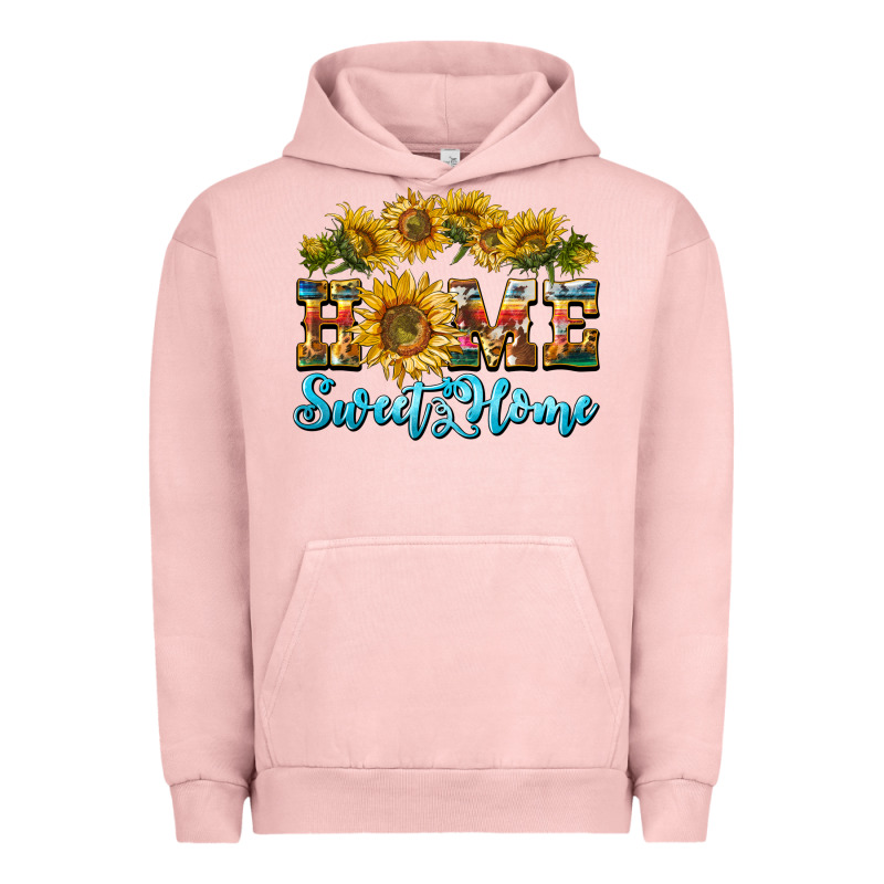 Home Sweet Home Sunflower Urban Hoodie by BarkalooDesign | Teevron