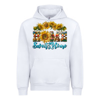 White home sweet home sunflower Urban Hoodie - BarkalooDesign