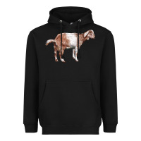 Black Nubian Goat Heavyweight Hoodie - LillyAllenDesigns