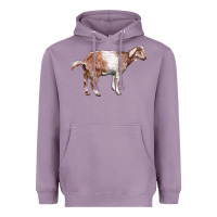 Lavender Nubian Goat Heavyweight Hoodie - LillyAllenDesigns