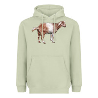 Matcha Nubian Goat Heavyweight Hoodie - LillyAllenDesigns