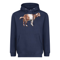 Navy Nubian Goat Heavyweight Hoodie - LillyAllenDesigns