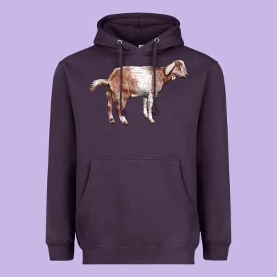 Nubian Goat Heavyweight Hoodie Designed By Lillyallendesigns