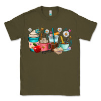 Army Green teacher coffee cups Classic Tee - RanaPortraitStore