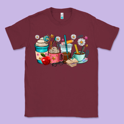 Teacher Coffee Cups Classic Tee Designed By Ranaportraitstore