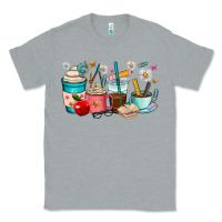 Heather Grey teacher coffee cups Classic Tee - RanaPortraitStore