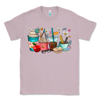 Lilac teacher coffee cups Classic Tee - RanaPortraitStore