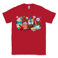 Red teacher coffee cups Classic Tee - RanaPortraitStore