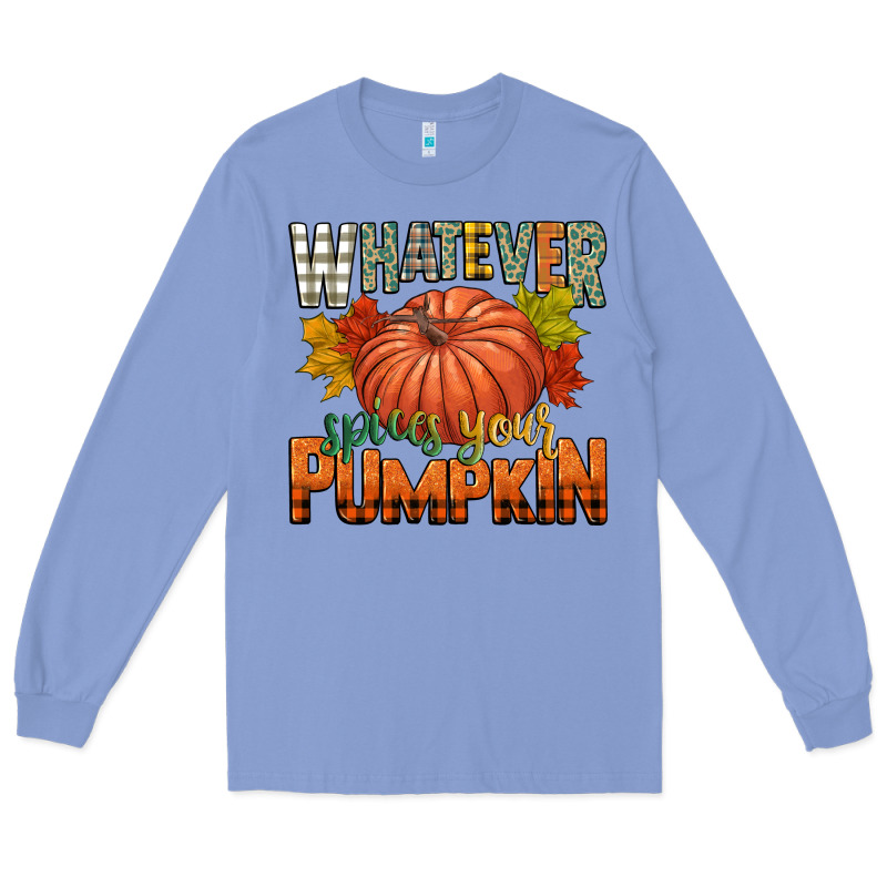Whatever Spices Your Pumpkin Long Sleeve Tee by CowGirlArtShop | Teevron