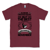 Burgundy NOVEMBER Classic Tee - Bettercallsaul