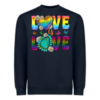 Navy Western Love LGBTQ Tumbler Heavyweight Sweatshirt - BundleAndBundleShop