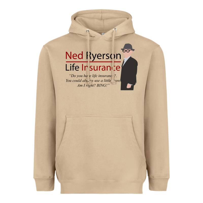 Ned Ryerson Life Insurance. Groundhog Day Heavyweight Hoodie by lanVoArt | Teevron