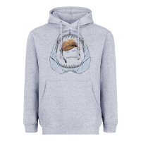 Heather Grey here's to swimmin' with bow legged women. Heavyweight Hoodie - lanVoArt
