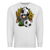 Oatmeal Heather soccer gnome Premium Sweatshirt - RacoonDesign