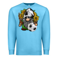 Ocean Blue soccer gnome Premium Sweatshirt - RacoonDesign