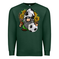 Sports Green soccer gnome Premium Sweatshirt - RacoonDesign