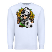 White soccer gnome Premium Sweatshirt - RacoonDesign