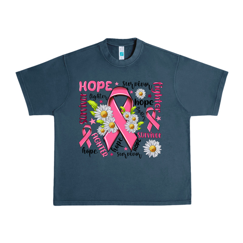 Breast Cancer Urban Heavy Tee by NancyCooperArtShop | Teevron