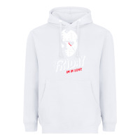 White friday the 13th friday i'm in love vintage style horror halloween t sh Heavyweight Hoodie - lanVoArt