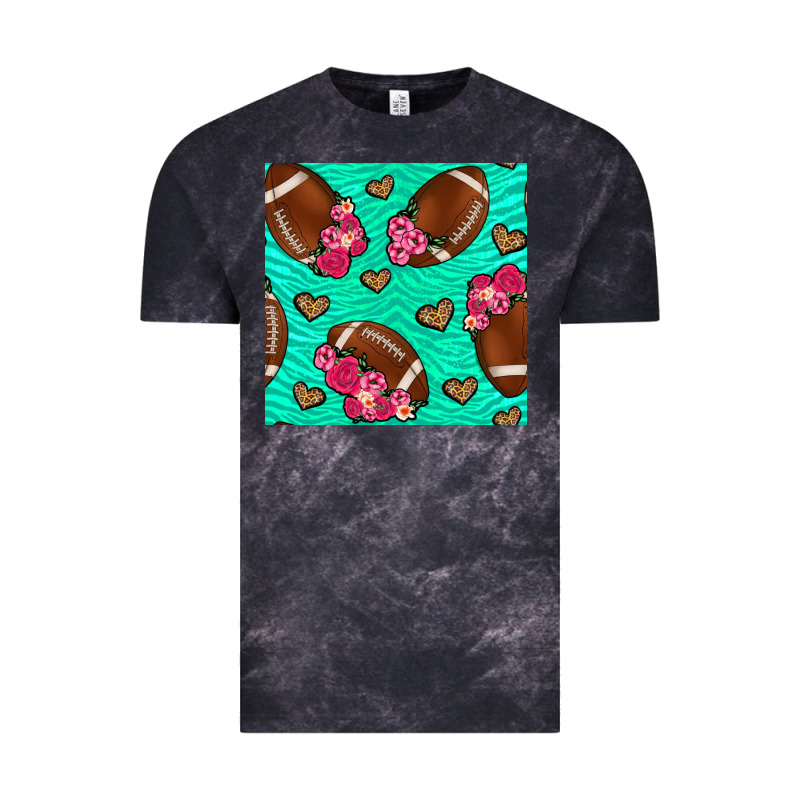 American Football Roses And Hearts Vintage Tee by NancyCooperArtShop | Teevron