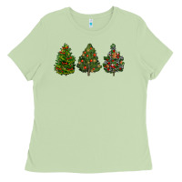 Matcha christmas trees Ladies Tee - LillyAllenDesigns