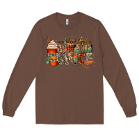 Chestnut my blood type is pumpkin spice Long Sleeve Tee - CowGirlArtShop