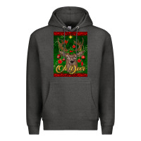 Charcoal Heather oh deer car air freshener Premium Hoodie - BundleAndBundleShop