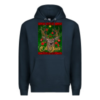 Navy oh deer car air freshener Premium Hoodie - BundleAndBundleShop