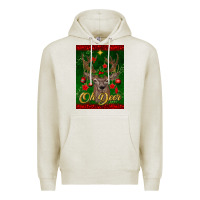 Oatmeal Heather oh deer car air freshener Premium Hoodie - BundleAndBundleShop