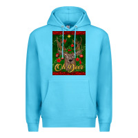 Ocean Blue oh deer car air freshener Premium Hoodie - BundleAndBundleShop