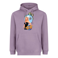 Lavender not of this earth girls are easy mixup Heavyweight Hoodie - lanVoArt