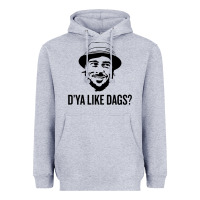 Heather Grey snatch   d'ya like dags. Heavyweight Hoodie - lanVoArt