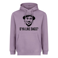 Lavender snatch   d'ya like dags. Heavyweight Hoodie - lanVoArt