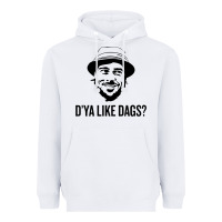White snatch   d'ya like dags. Heavyweight Hoodie - lanVoArt
