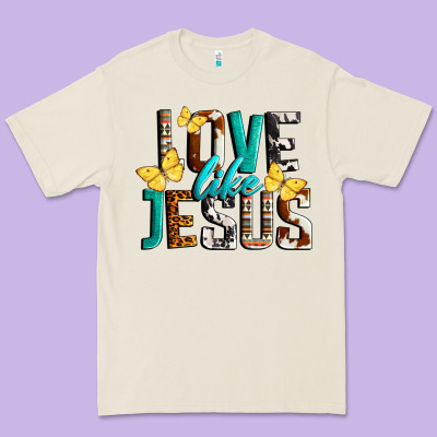 Love Like Jesus Premium Tee Designed By Lillyallendesigns