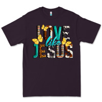 Plum Love Like Jesus Premium Tee - LillyAllenDesigns