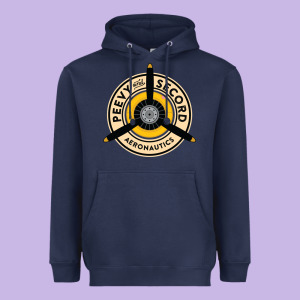 Peevy And Secord Heavyweight Hoodie Designed By Lanvoart