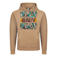 Vintage Coffee Western Howdy Baby Howdy Vintage Hoodie - HowdyJamesFarm
