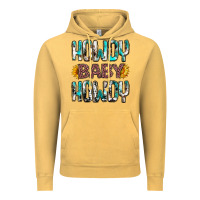 Vintage Mustard Western Howdy Baby Howdy Vintage Hoodie - HowdyJamesFarm