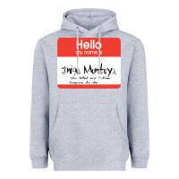 Heather Grey hello my name is inigo montoya [princess bride] Heavyweight Hoodie - lanVoArt
