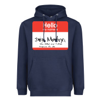 Navy hello my name is inigo montoya [princess bride] Heavyweight Hoodie - lanVoArt